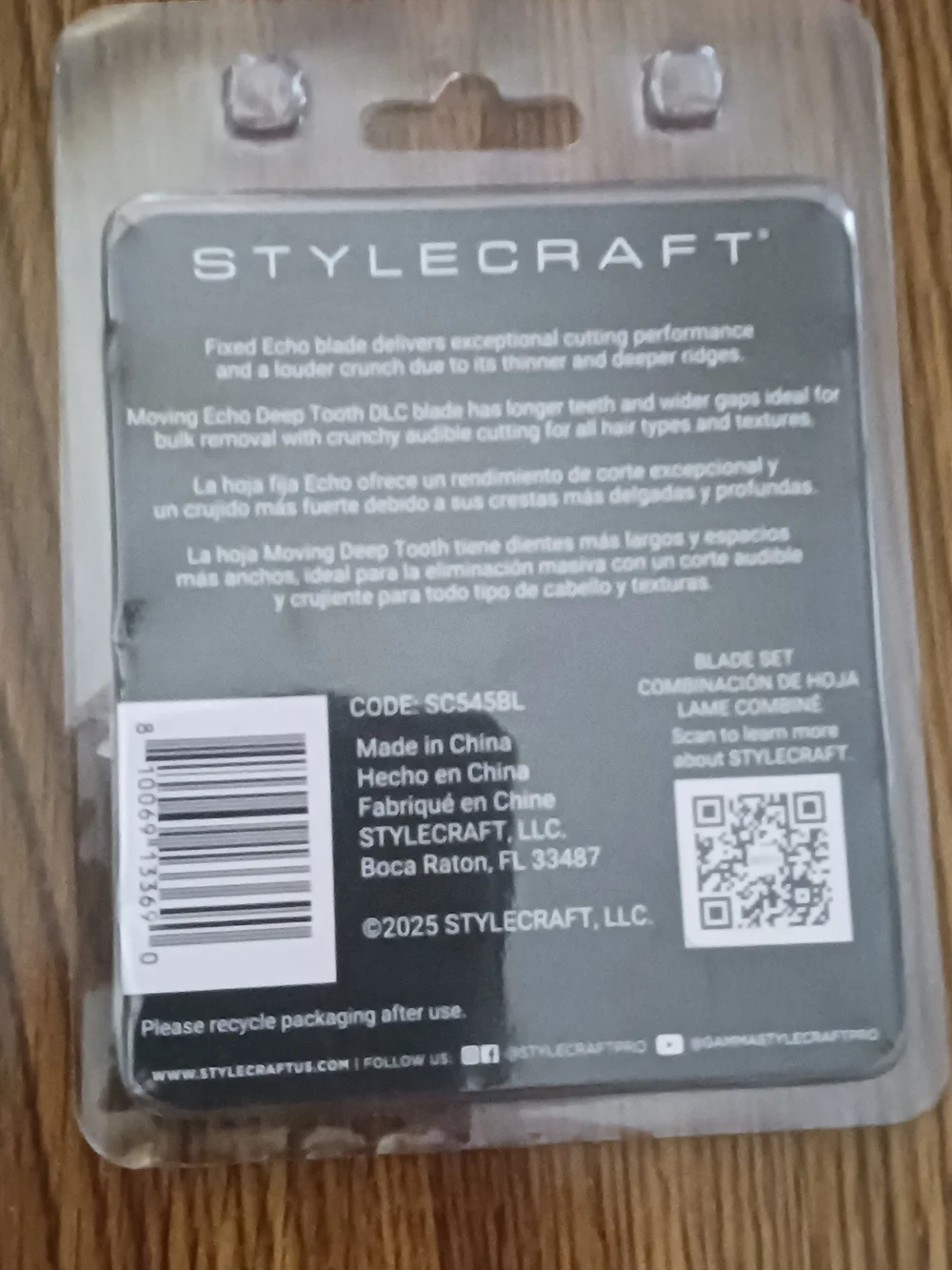 Stylecraft Pro Echo Deep Tooth Replacement Clipper Blade